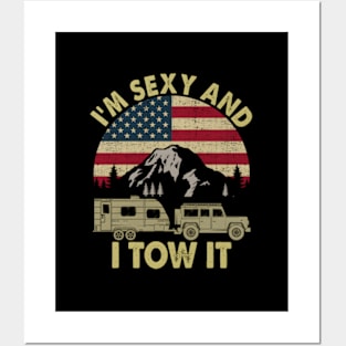 I'M And I Tow It Camper Trailer Rv Posters and Art